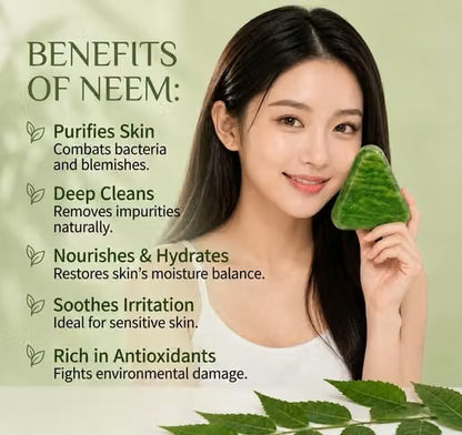 (Neem, Aloevera) Handmade Natural Soaps For Bath, Paraben Free, Skin Brightening Soap For Men & Women (Soap Pack Of 3 - 300GM)