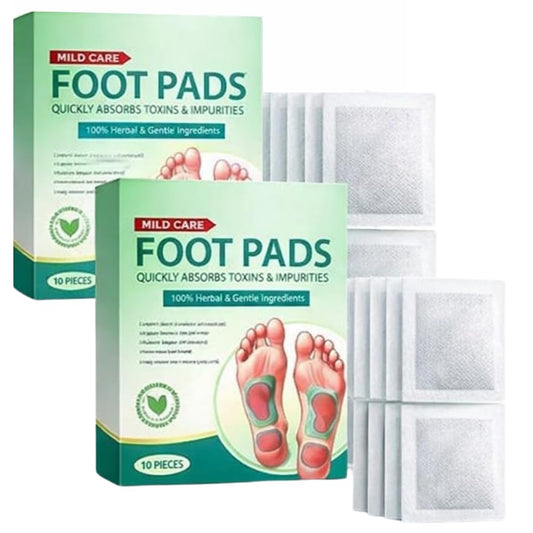 Foot patch (pack of 2) Herbal And Gentle Ingredient Detox Foot Pads, Natural Ingredients for Sleep Aid, Pain Relief, Toxin Removal with Bamboo Vinegar and Acupoint Micro-Massage Technology