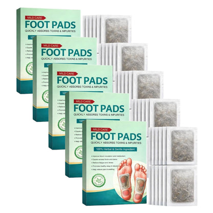 Foot patch (pack of 2) Herbal And Gentle Ingredient Detox Foot Pads, Natural Ingredients for Sleep Aid, Pain Relief, Toxin Removal with Bamboo Vinegar and Acupoint Micro-Massage Technology