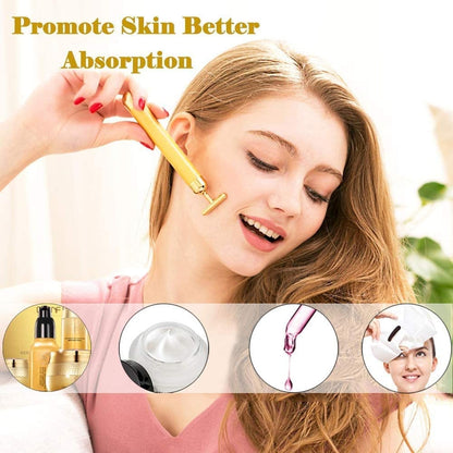 Body Massager/ 3D Manual Roller Massager/ 360 Rotate Roller Face Body Massager With Gau Sha Stone Facial Massager (3D Massager + Natural Stone)