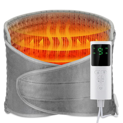 SKYLIGHT Electric Heating Waist Pad, Heating Pads for Back Pain Relief with 9 Heating Settings and 4 Auto-Off, Heating Pad for Cramps, Lumbar, Sore Muscles, Shoulder, Abdominal, Knee, Neck